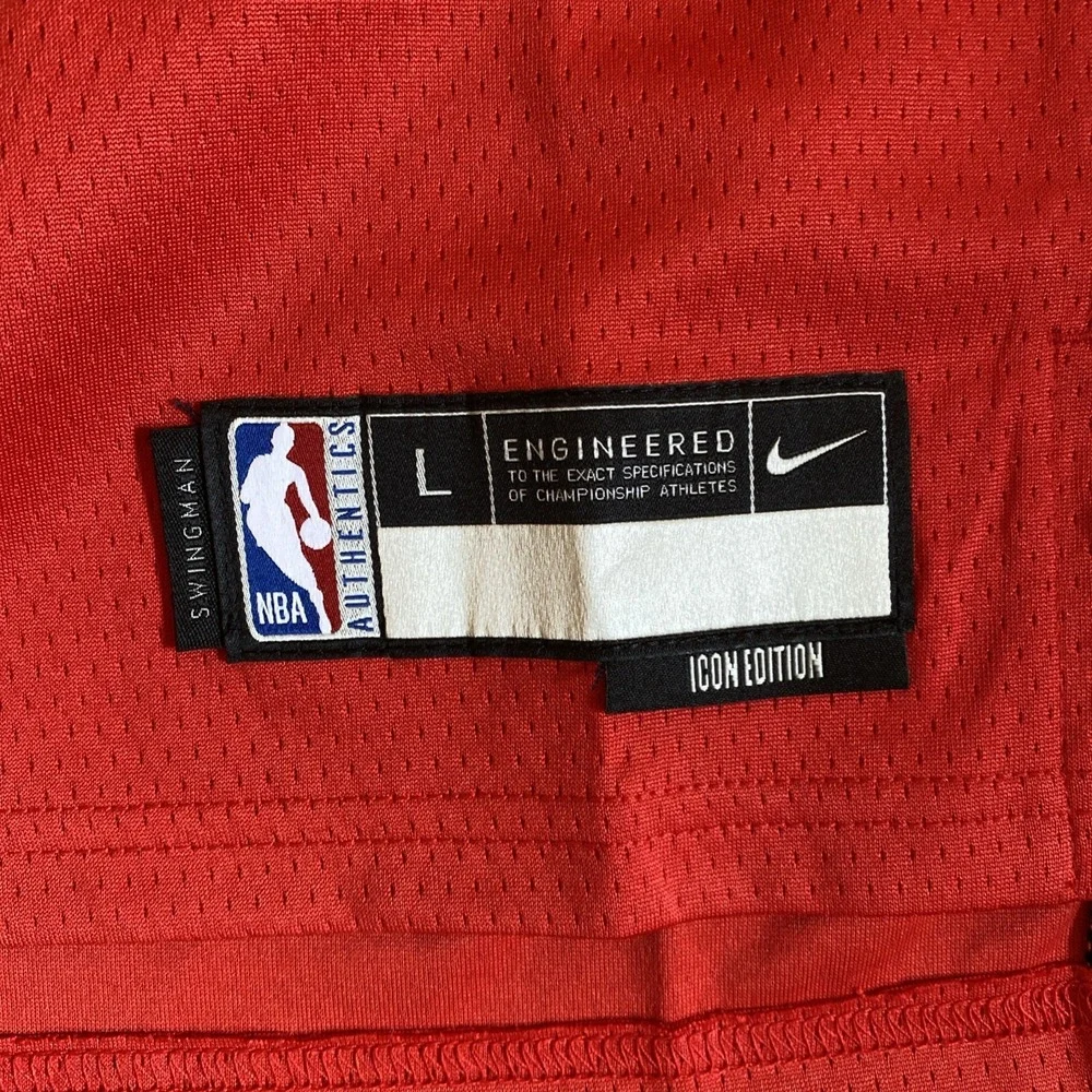 Nike Jalen Green Houston Rockets Icon Edition‎ Red Swingman Jersey Youth Large